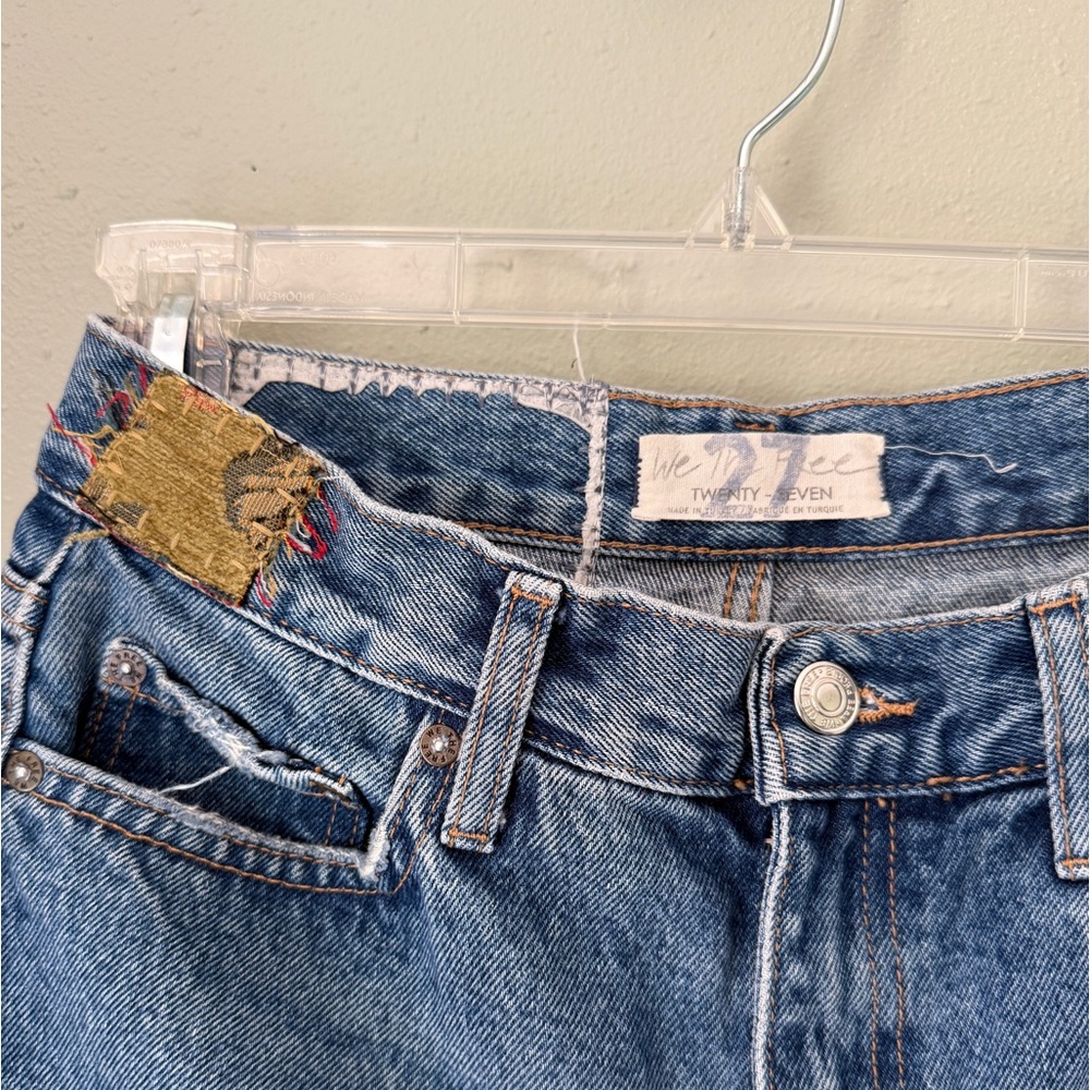 We the Free | Poppy Patch Straight Leg Jeans | 27 | Stillwater Indigo - Picture 7 of 8